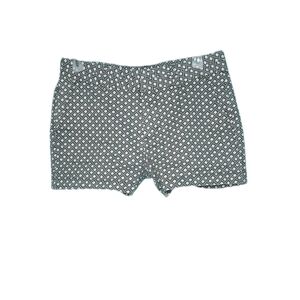 Gap Khakis City 3-in Shorts Green & White Patterned Women's Shorts Size 2